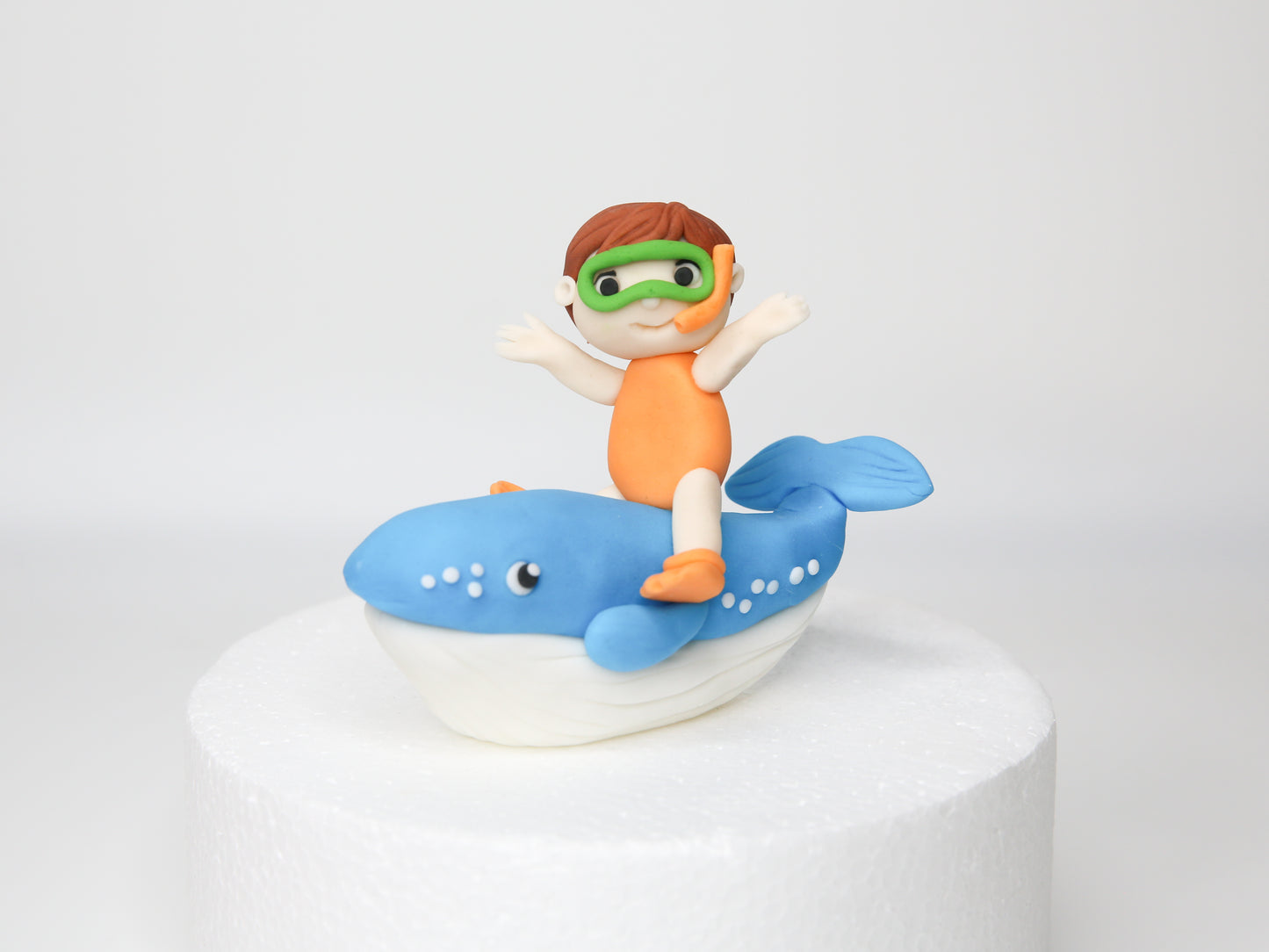Ocean Animals and Diver Under the Sea Themed Edible Fondant Cake Toppers