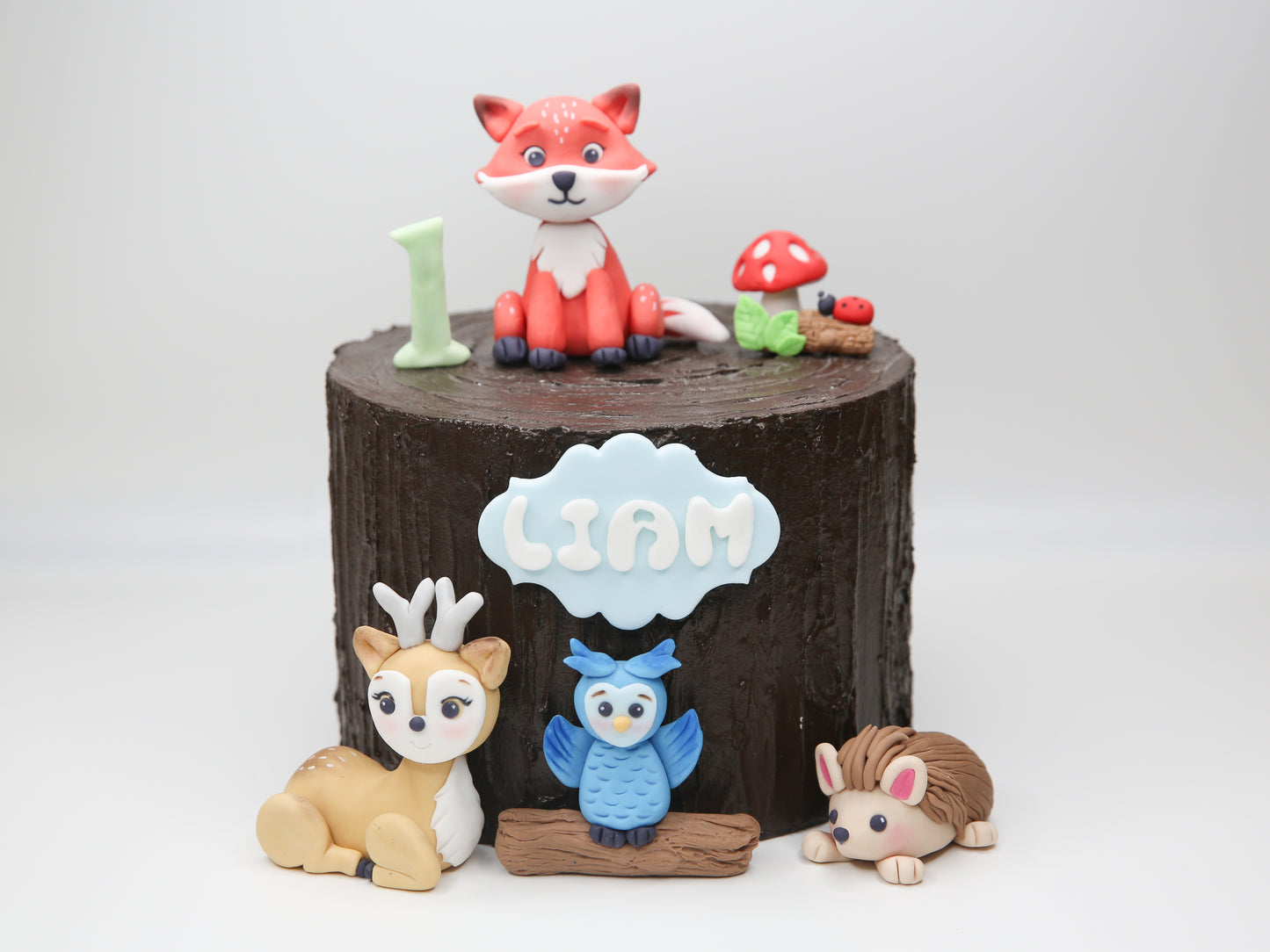 Premium Woodland Animal Cake Toppers