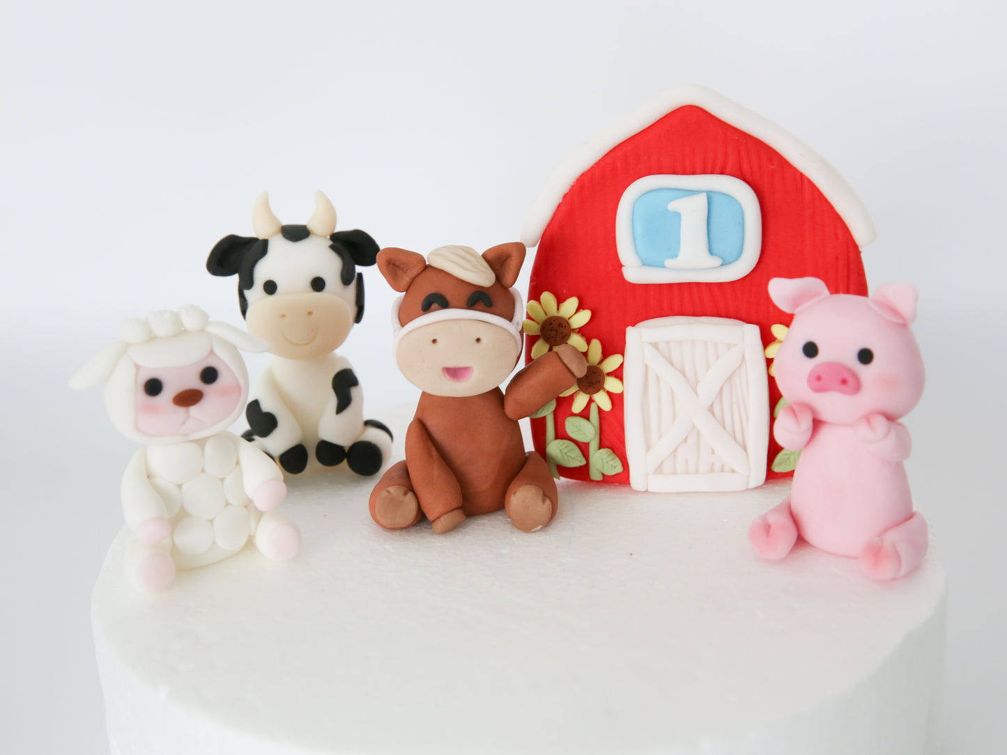 Horse, Pig, Sheep and Cow Baby Farm Animals