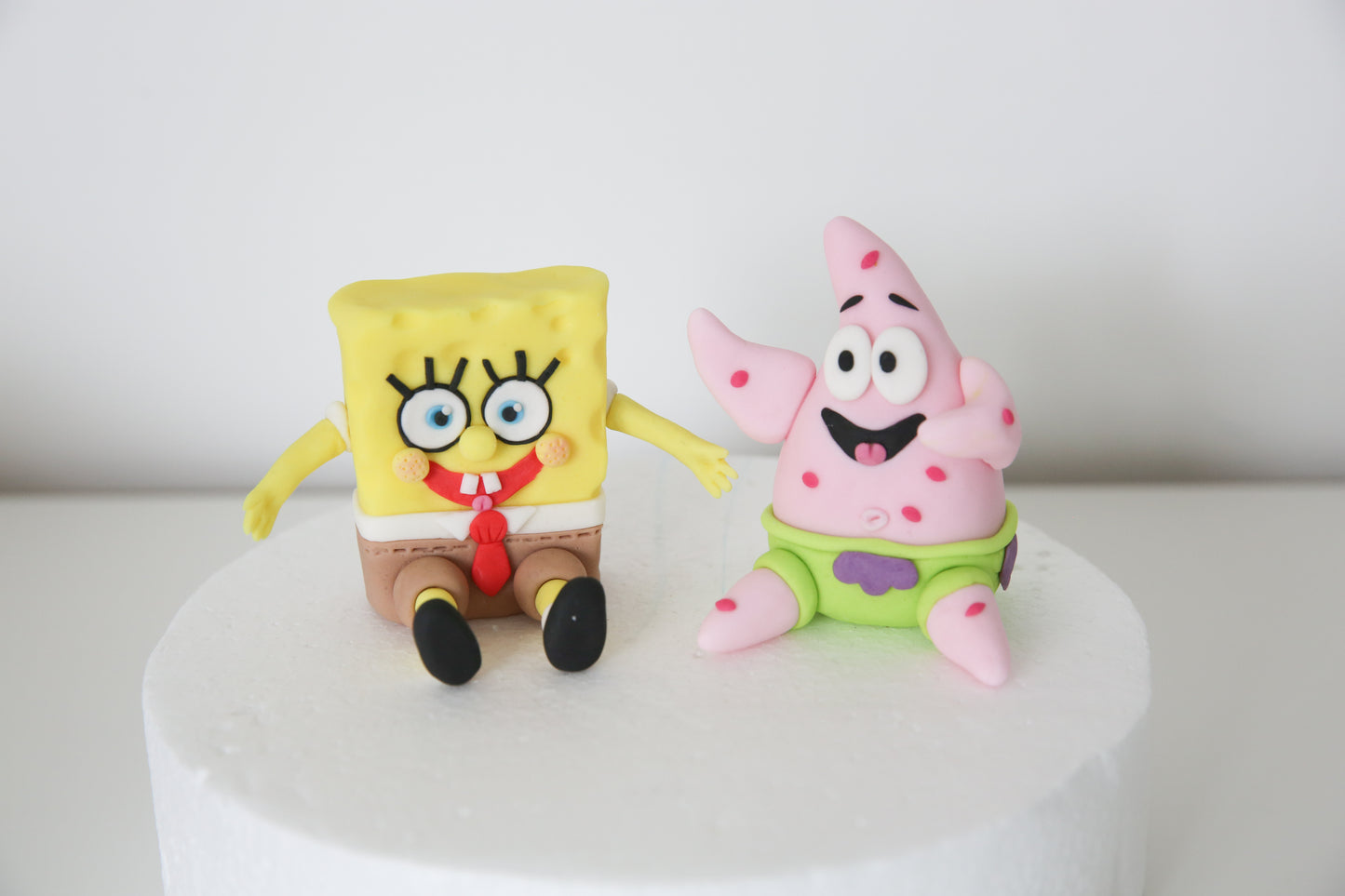 Unofficial Sponge Style Inspired Fondant Cake Toppers