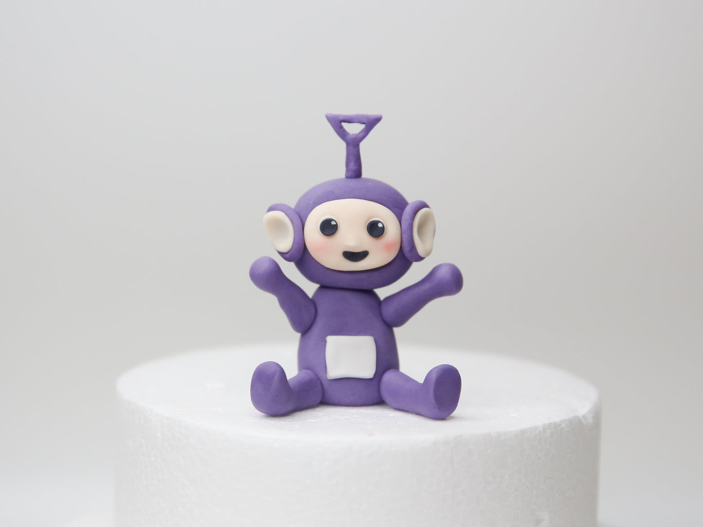 Unofficial Baby Teletubbies Inspired Edible Cake Topper Fondant with Personalised Name and Age Decorations