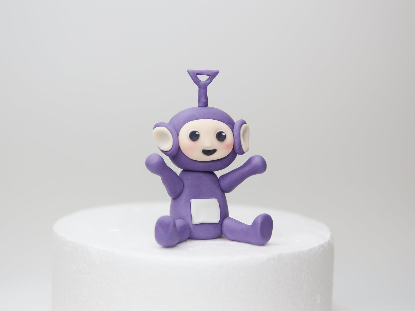 Unofficial Baby Teletubbies Inspired Edible Cake Topper Fondant with Personalised Name and Age Decorations