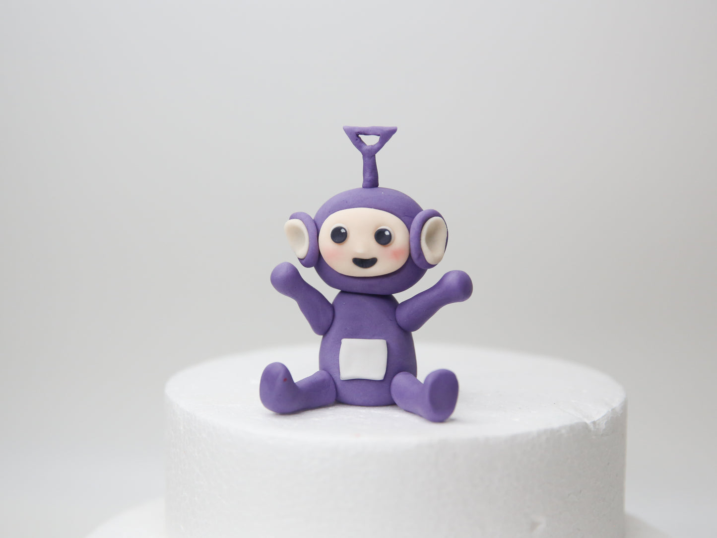 Unofficial Baby Teletubbies Inspired Edible Cake Topper Fondant with Personalised Name and Age Decorations