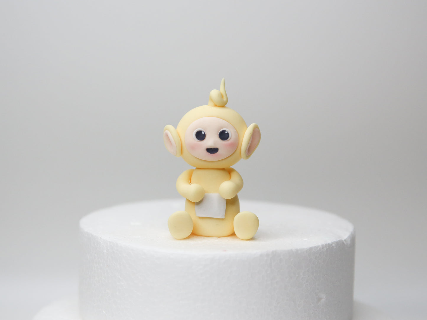 Unofficial Baby Teletubbies Inspired Edible Cake Topper Fondant with Personalised Name and Age Decorations