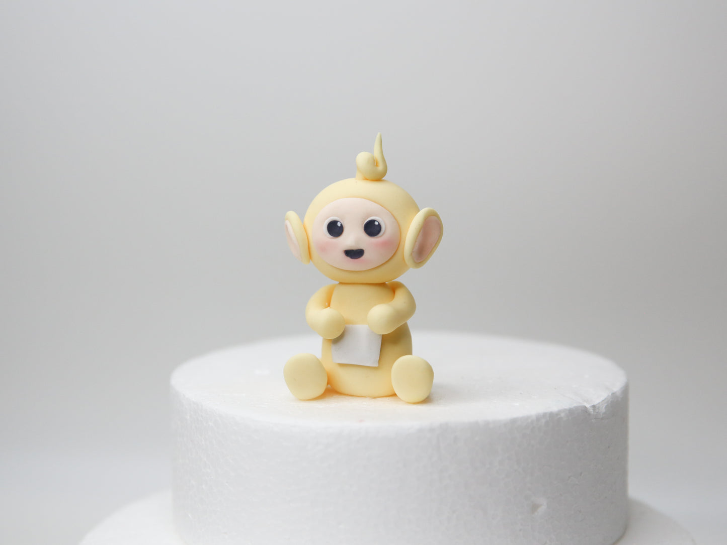 Unofficial Baby Teletubbies Inspired Edible Cake Topper Fondant with Personalised Name and Age Decorations