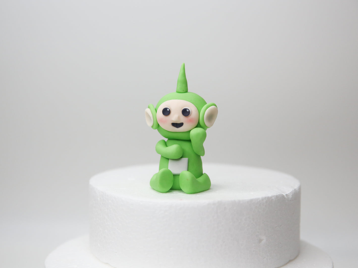 Unofficial Baby Teletubbies Inspired Edible Cake Topper Fondant with Personalised Name and Age Decorations