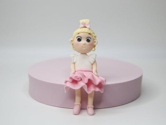 Personalised Girl Fondant Cake Topper Customisable Girl Edible Cake Topper for Girl Birthday